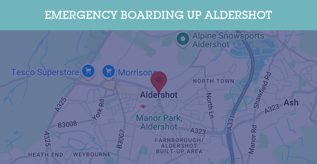 Emergency Boarding Up Services in Aldershot - GU postcode