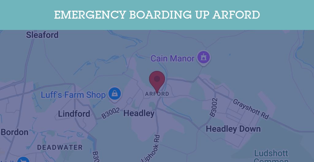 Emergency Boarding Up Services in Arford - GU postcode