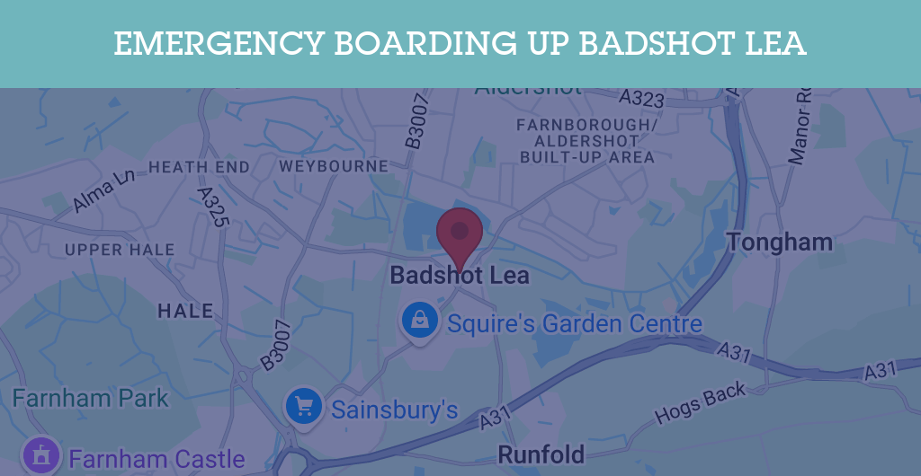 Emergency Boarding Up Services in Badshot Lea - GU postcode