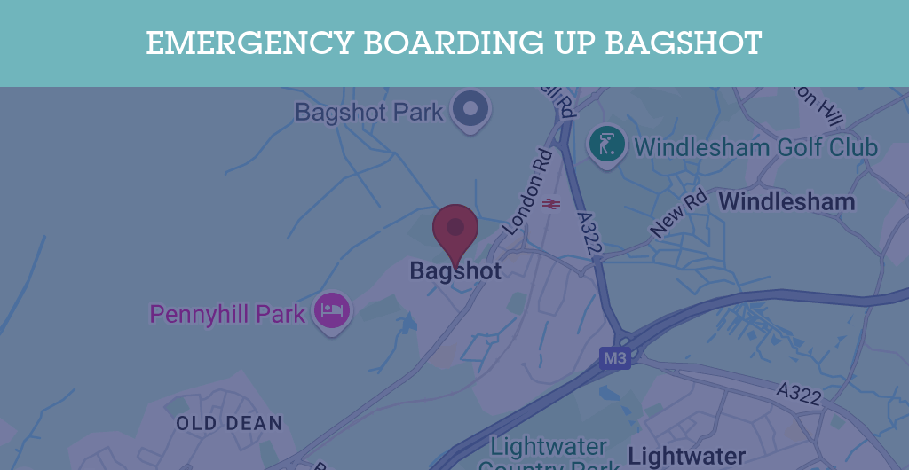 Emergency Boarding Up Services in Bagshot - GU postcode