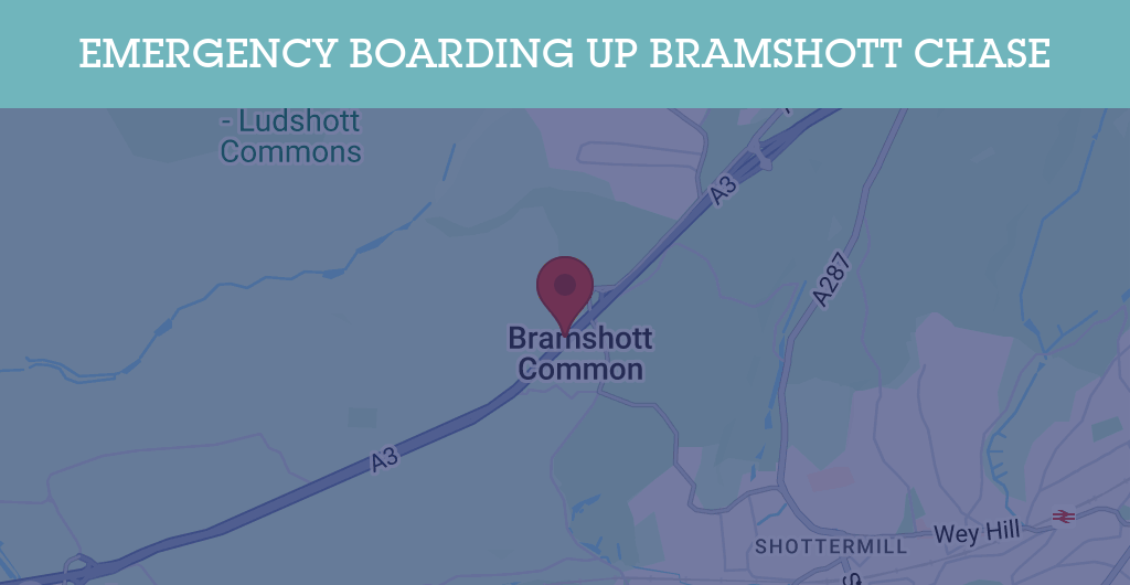 Emergency Boarding Up Services in Bramshott Chase - GU postcode