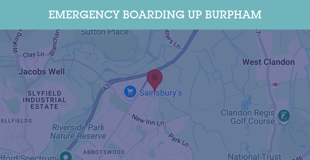 Emergency Boarding Up Services in Burpham - GU postcode