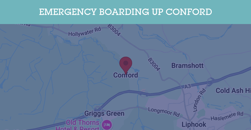 Emergency Boarding Up Services in Conford - GU postcode