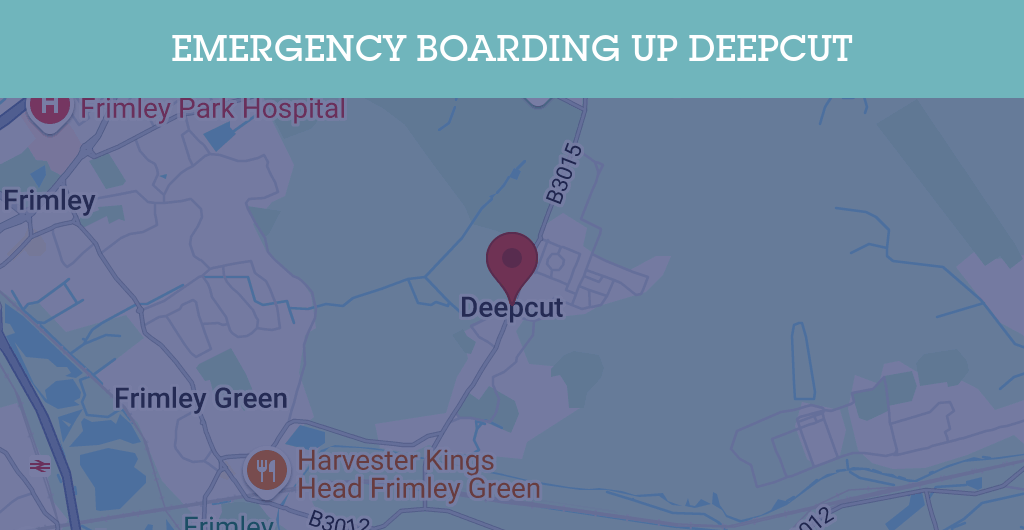 Emergency Boarding Up Services in Deepcut - GU postcode