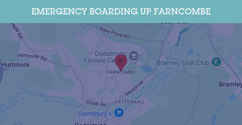 Emergency Boarding Up Services in Farncombe - GU postcode