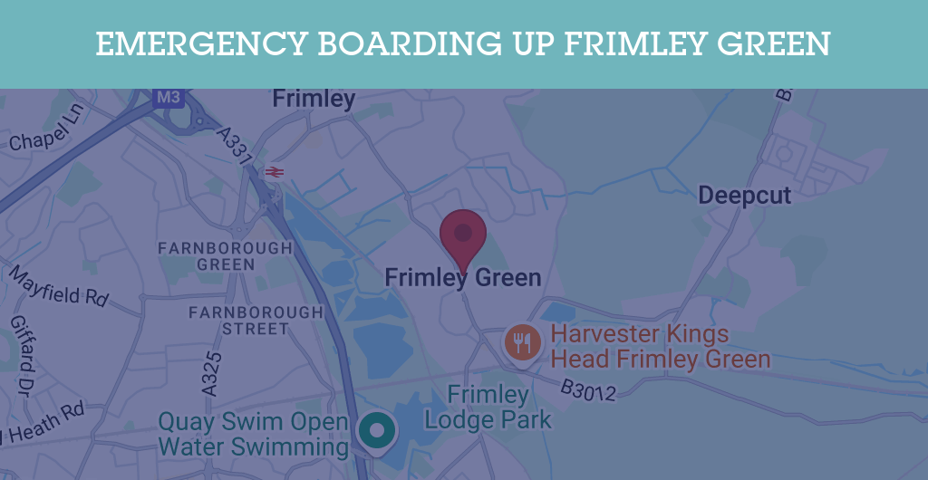 Emergency Boarding Up Services in Frimley Green - GU postcode
