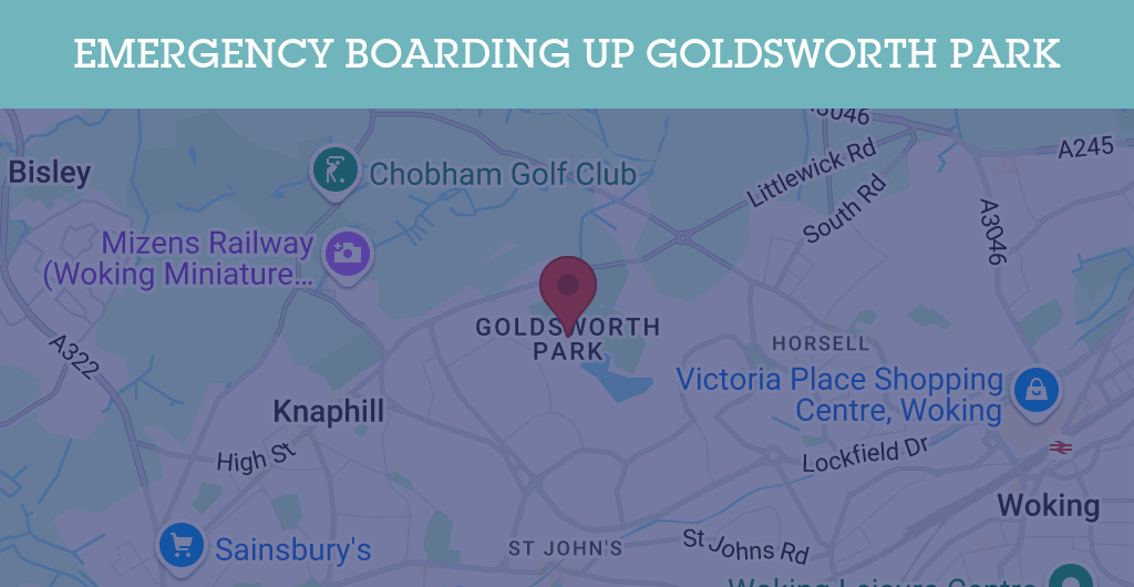 Emergency Boarding Up Services in Goldsworth Park - GU postcode