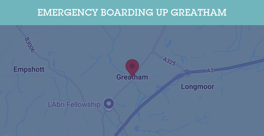 Emergency Boarding Up Services in Greatham - GU postcode