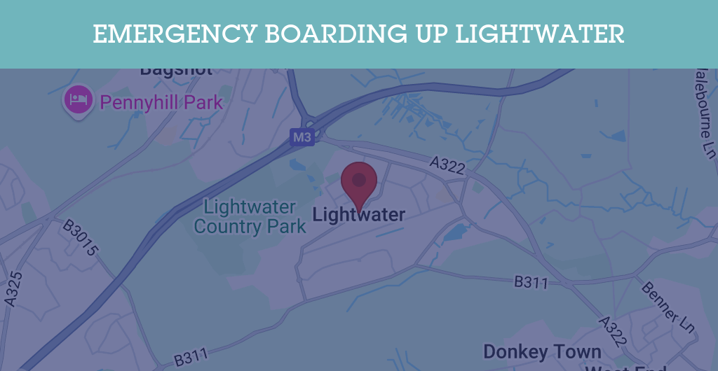 Emergency Boarding Up Services in Lightwater - GU postcode