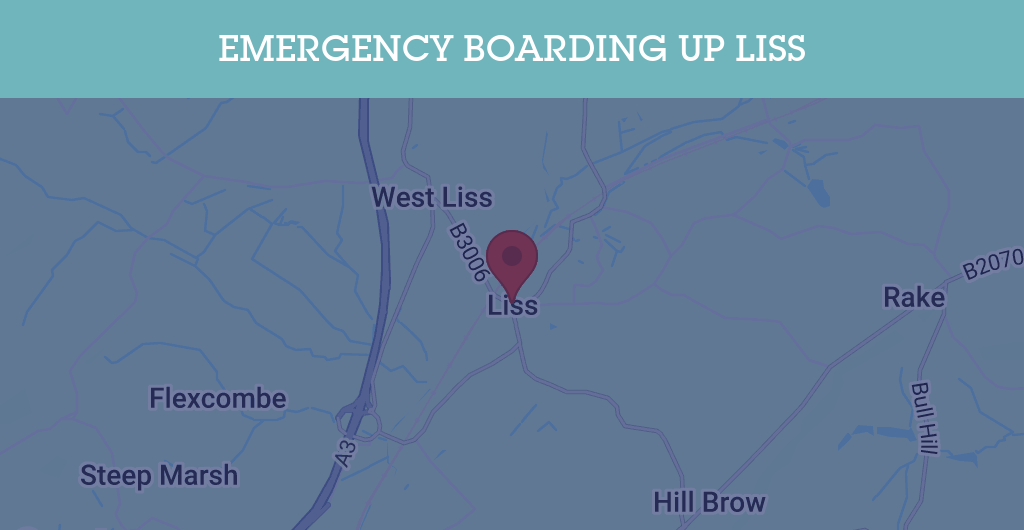 Emergency Boarding Up Services in Liss - GU postcode