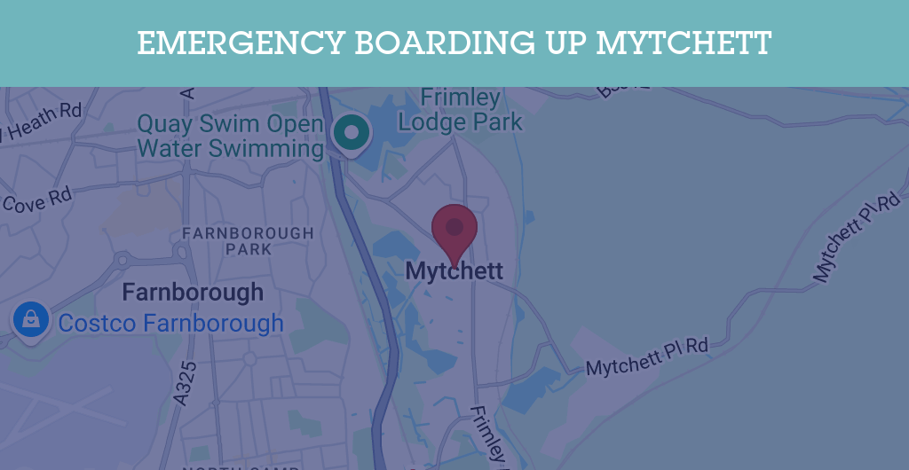 Emergency Boarding Up Services in Mytchett - GU postcode