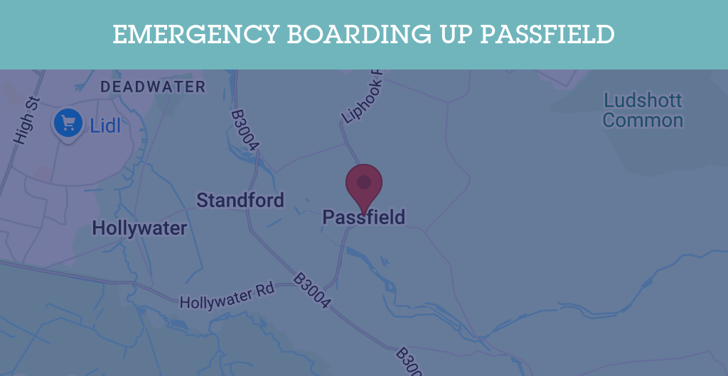 Emergency Boarding Up Services in Passfield - GU postcode