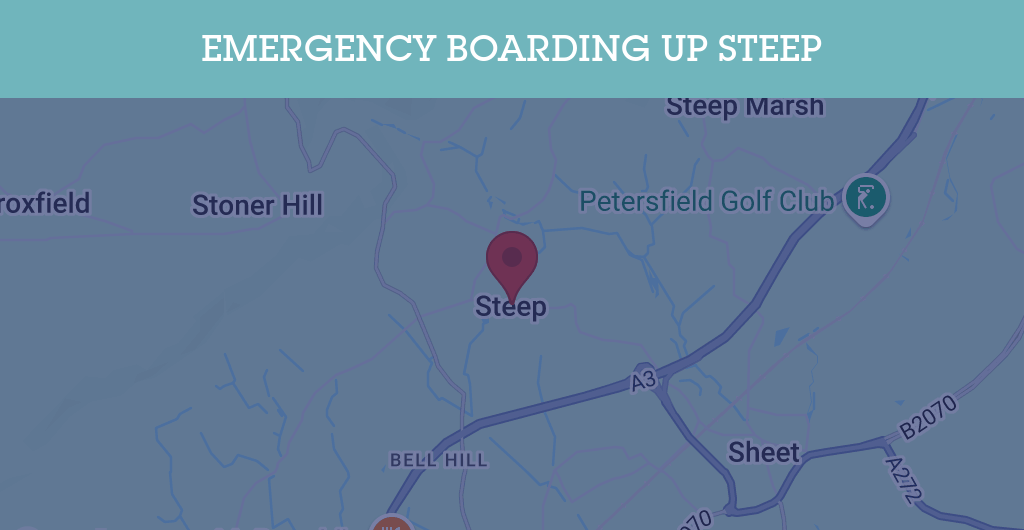 Emergency Boarding Up Services in Steep - GU postcode