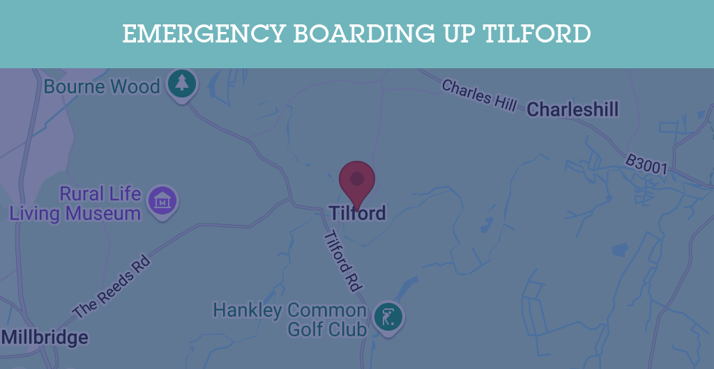 Emergency Boarding Up Services in Tilford - GU postcode