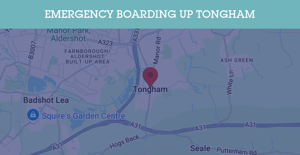 Emergency Boarding Up Services in Tongham - GU postcode